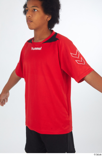 Dejavee Ford dressed red t shirt sports upper body 0002.jpg